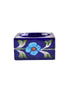 Blue Pottery Candle Holder Set Of 2pcs.